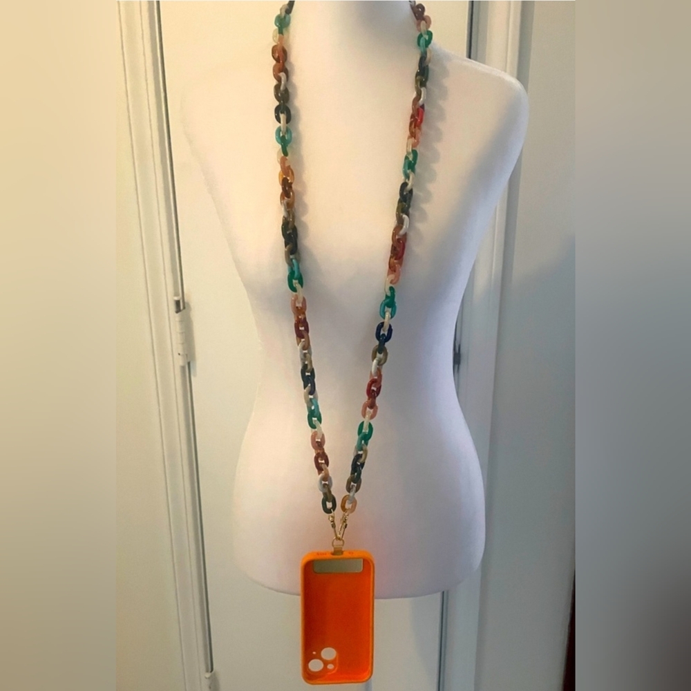 Crossbody Phone Chain Lanyard - Multicolored